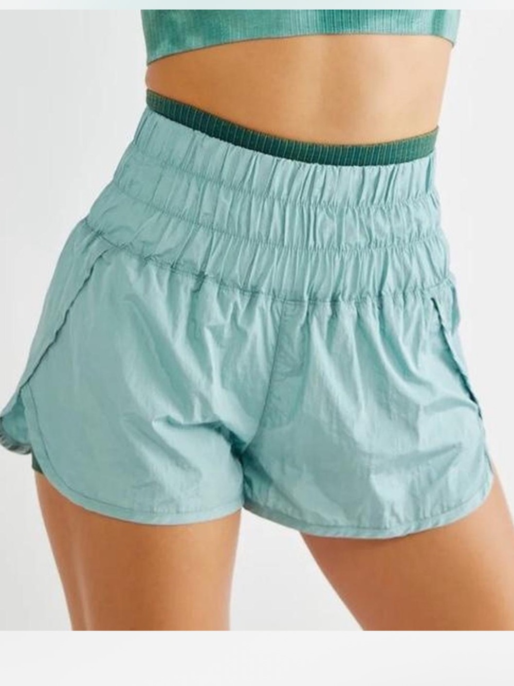 Free People Movement The Way Home Shorts in Seafoam Green - Size Small